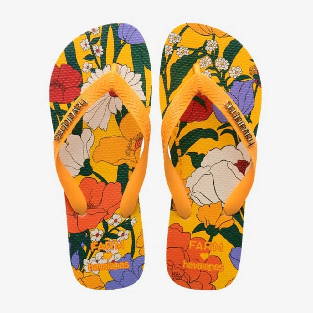 NWT Havaianas Farm Rio Mix Floral - Picture 1 of 3